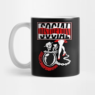 Social distortion dinner vintage Mug